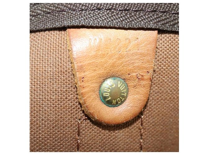 Louis Vuitton Keepall Bandouliere Monogram Canvas 60 Marrone - vista 7