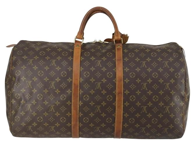 Louis Vuitton Keepall Monogram Canvas 60 Marrone - vista 2
