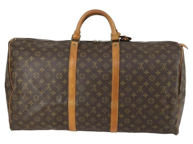 Louis Vuitton Keepall Monogram Canvas 60 Marrone - vista 2