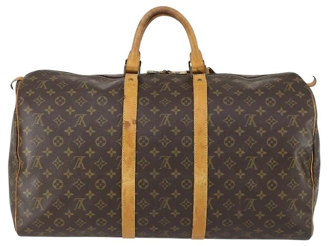 Louis Vuitton Keepall Monogram Canvas 55 Marrone - vista 2