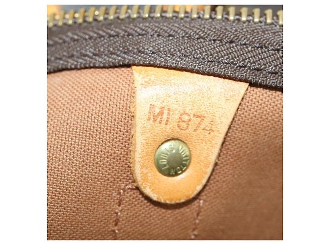 Louis Vuitton Keepall Monogram Canvas 55 Marrone - vista 7