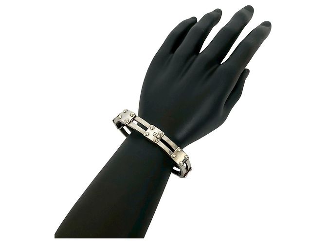 Hermès Bracciale charm motivo Gate HERMES Argento - vista 2