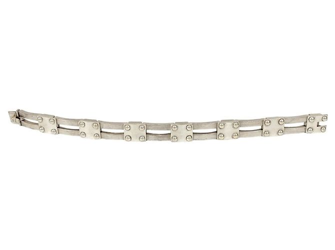 Hermès Bracciale charm motivo Gate HERMES Argento - vista 6