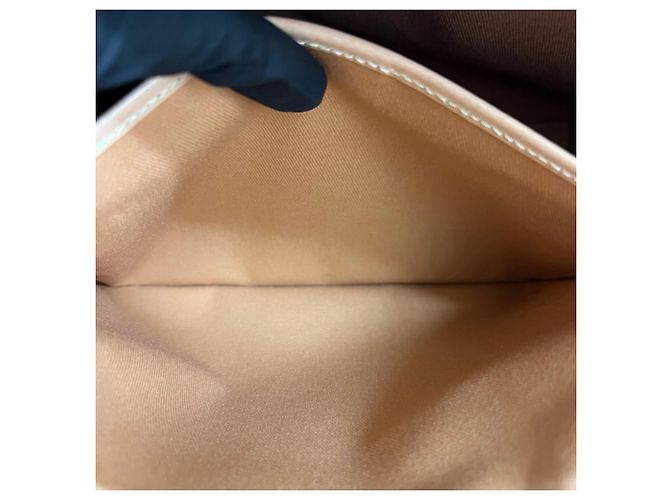 Céline Celine Macadam Blason Leder Tote Bag Beige - Ansicht 10