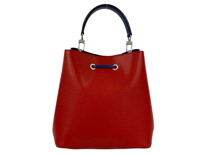 Néonoé Borsa a mano/spalla Louis Vuitton NeoNoe MM in pelle Epi Rosso Blu - vista 3
