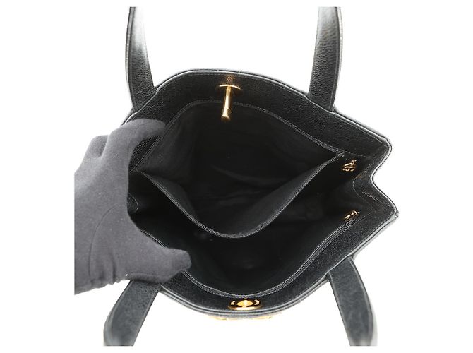 Timeless Borsa Tote Matelassé Chanel Nero - vista 5