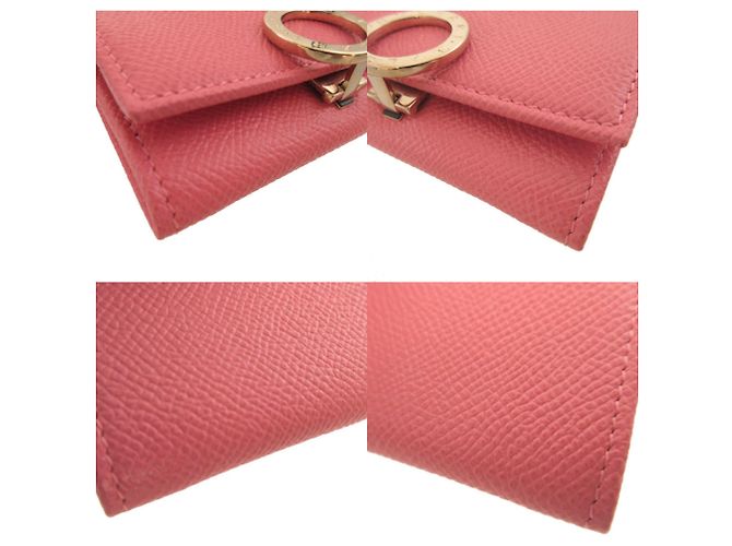 Bulgari Monedero de cuero rosa Bvlgari - vista 6