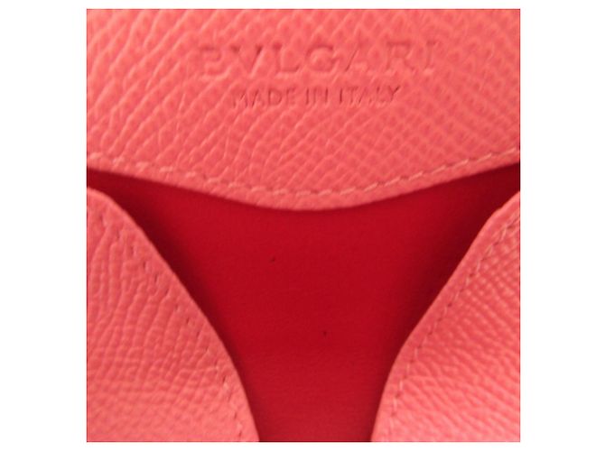 Bulgari Monedero de cuero rosa Bvlgari - vista 7