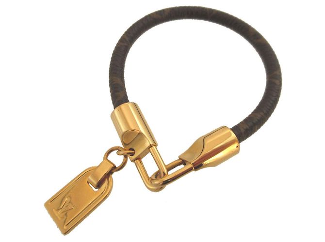 Bracciale Brasserie Monogram Rack It di Louis Vuitton Marrone D'oro Monogramma - vista 3