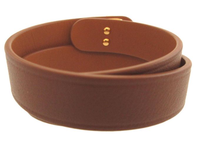 Bracciale in pelle marrone con charm 30 Montaigne Christian Dior - vista 2