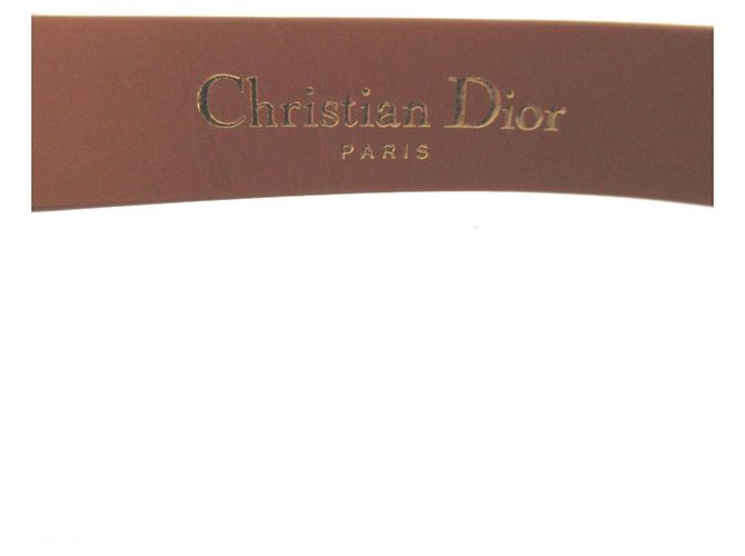 Bracciale in pelle marrone con charm 30 Montaigne Christian Dior - vista 4