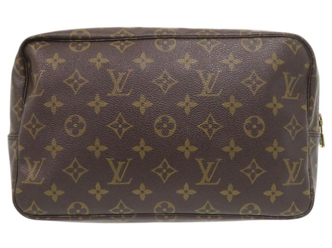 Borsa Clutch Louis Vuitton True Toilet 28 Monogram Marrone Monogramma - vista 2