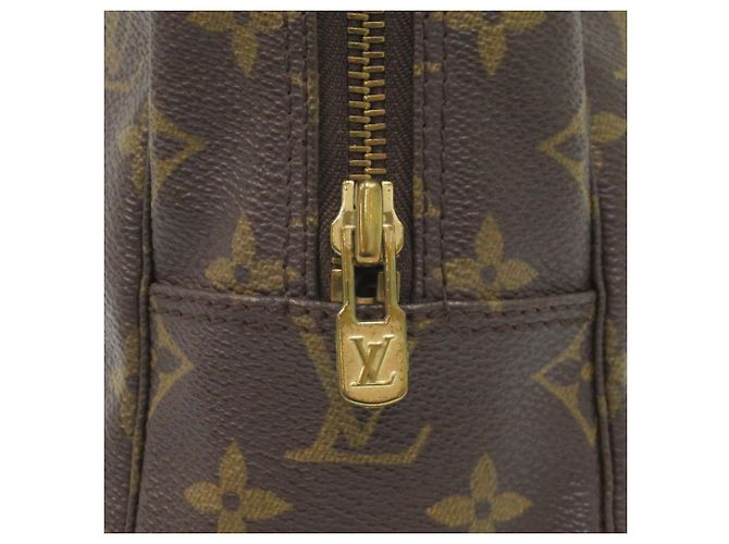 Borsa Clutch Louis Vuitton True Toilet 28 Monogram Marrone Monogramma - vista 7