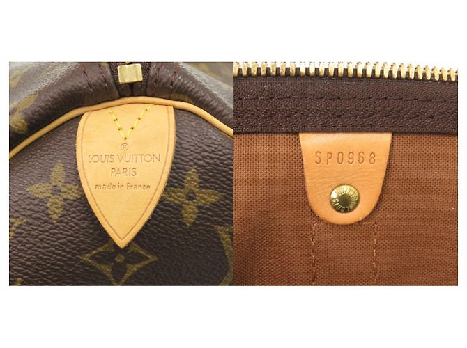 Borsa Boston Keepall 45 Monogram Louis Vuitton Marrone Monogramma - vista 10