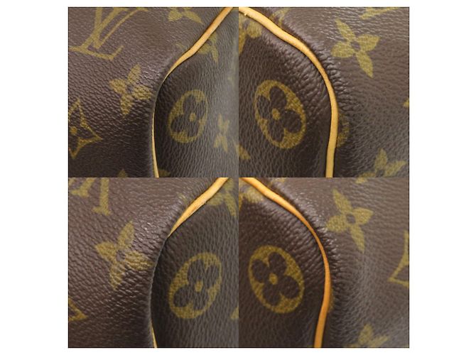 Borsa Boston Keepall 45 Monogram Louis Vuitton Marrone Monogramma - vista 4