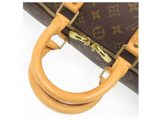 Borsa Boston Keepall 45 Monogram Louis Vuitton Marrone Monogramma - vista 6