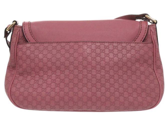 Borsa a Spalla in Pelle Micro Guccissima Sukey di Gucci Rosa - vista 3