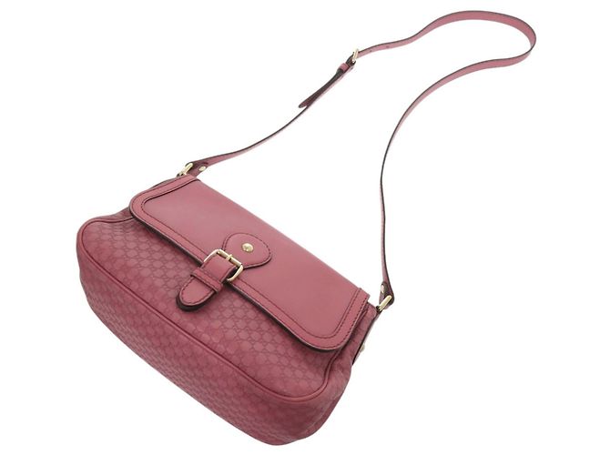 Borsa a Spalla in Pelle Micro Guccissima Sukey di Gucci Rosa - vista 6