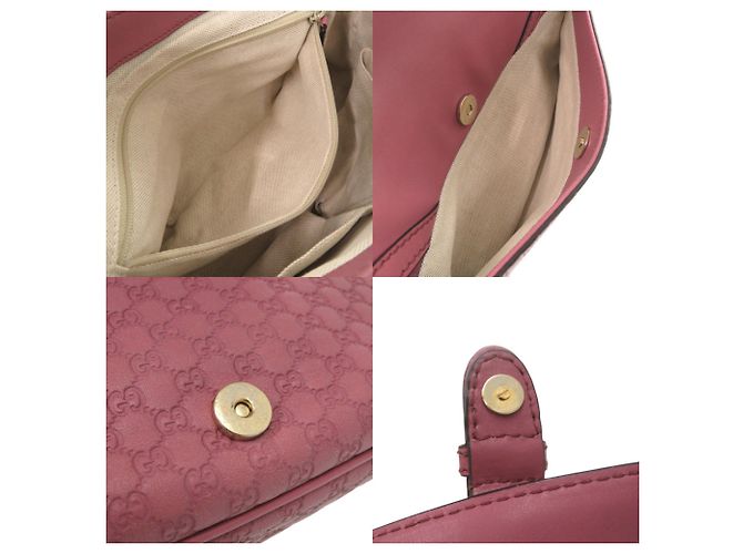 Borsa a Spalla in Pelle Micro Guccissima Sukey di Gucci Rosa - vista 8