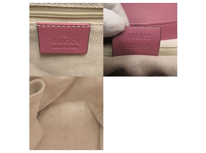 Borsa a Spalla in Pelle Micro Guccissima Sukey di Gucci Rosa - vista 9