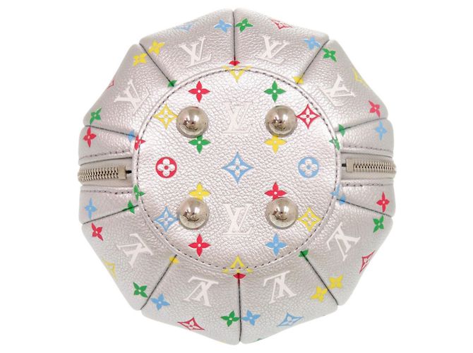 Borsa a mano Louis Vuitton x Yayoi Kusama a forma di zucca Argento Multicolore - vista 4
