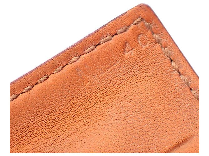 Hermès Hermes Collier de Chien Leder Orange - Ansicht 6