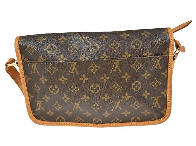 Gibeciere Borsa Messenger Gibecière Monogram Canvas MM Louis Vuitton Marrone - vista 2