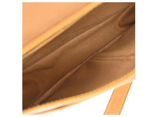 Gibeciere Borsa Messenger Gibecière Monogram Canvas MM Louis Vuitton Marrone - vista 3
