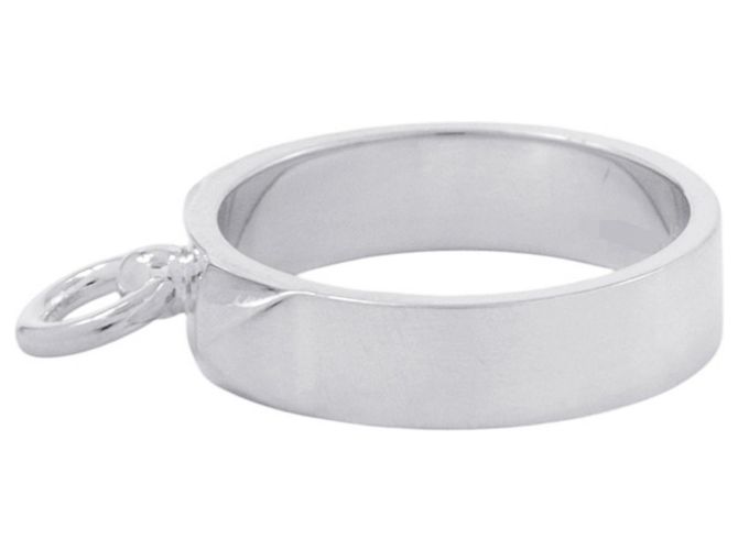 Ring Anello Collier de Chien PM di Hermès Argento - vista 2