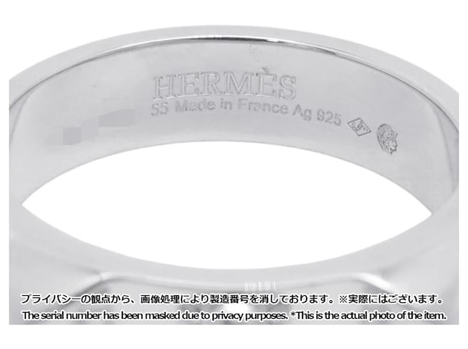 Ring Anello Collier de Chien PM di Hermès Argento - vista 6