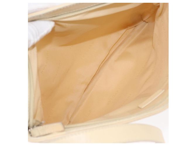 Bulgari Bvlgari Logomania Canvas with Leather Beige - vista 5