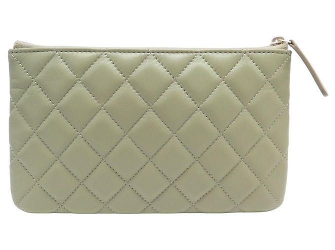 Timeless NUOVA POCHETTE CHANEL CLASSICA IN PELLE QUILTED VERDE - vista 2