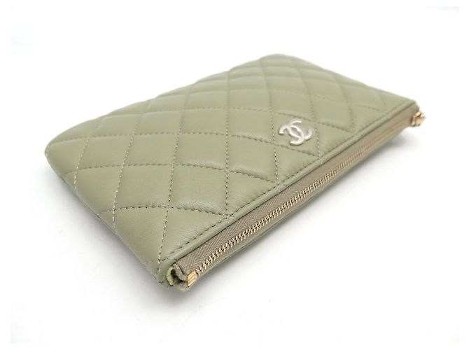 Timeless NUOVA POCHETTE CHANEL CLASSICA IN PELLE QUILTED VERDE - vista 4