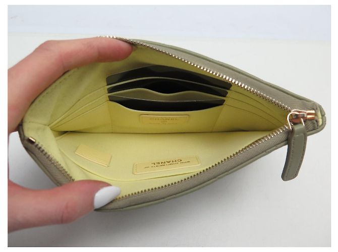 Timeless NUOVA POCHETTE CHANEL CLASSICA IN PELLE QUILTED VERDE - vista 7