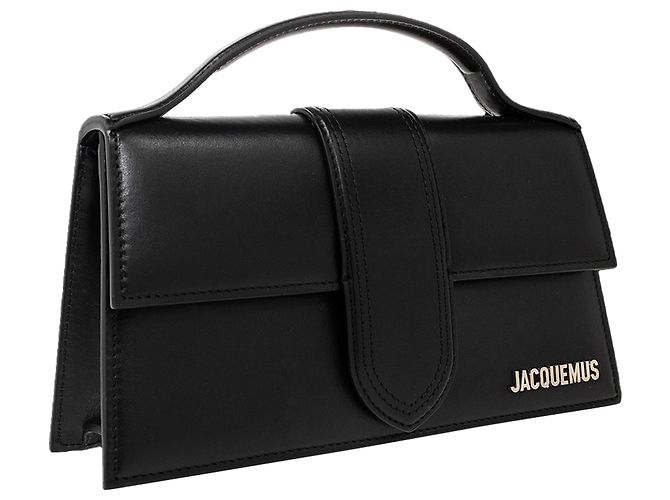 Borsa Le Grand Bambino di Jacquemus - Logo Argento Nero - vista 2