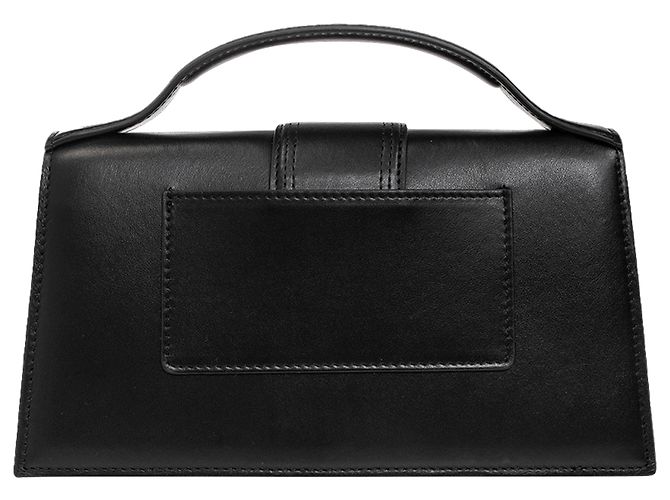 Borsa Le Grand Bambino di Jacquemus - Logo Argento Nero - vista 3