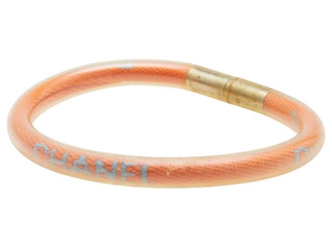 Timeless Bracciale Logo Linea Sport di Chanel Arancione - vista 2
