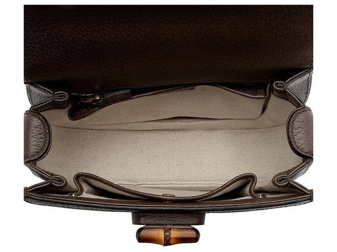 Gucci Jumbo GG Tela Bamboo 1947 Piccolo Manico Superiore - vista 7