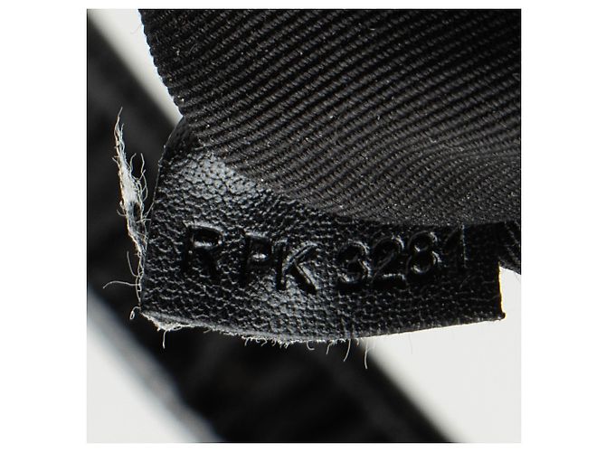Große Tasche The Tote aus zerknittertem Leder und Kunstfell von Marc Jacobs Schwarz - Ansicht 6