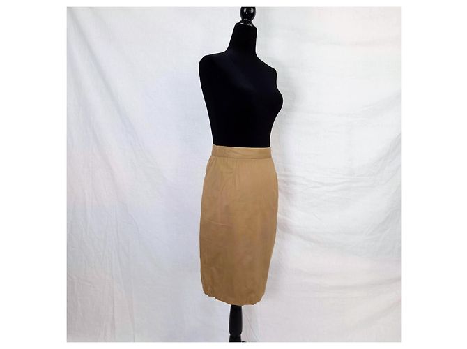 Thierry Mugler tailleur marrone con giacca a maniche corte - vista 5