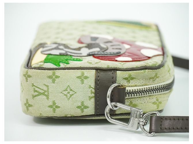 Pochette Monogram Patchwork Conte De Fees di Louis Vuitton Cachi - vista 3