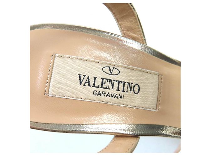 Pumps in pelle Valentino Garavani D'oro Bronzo - vista 11