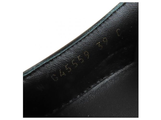 Timeless Chanel COCO Mark Leder Slip-Ons Schwarz - Ansicht 11