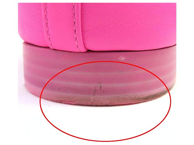 Timeless Lederpumps mit COCO-Markierung von Chanel Pink - Ansicht 12