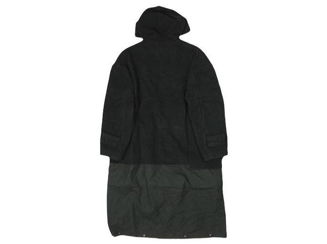 Autre Marque Abrigo de lana Melton retráctil Monty Gloverall × Engineered Garments Negro - vista 4