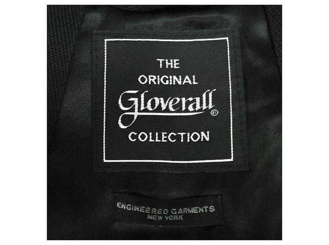 Autre Marque Abrigo de lana Melton retráctil Monty Gloverall × Engineered Garments Negro - vista 6