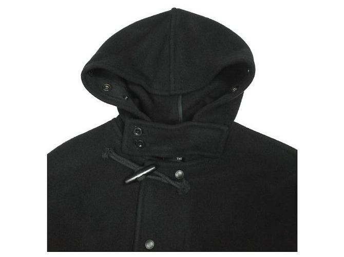Autre Marque Abrigo de lana Melton retráctil Monty Gloverall × Engineered Garments Negro - vista 7