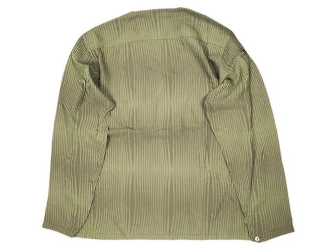 Autre Marque Camicia V Collo R/N Strisce Ondulate Jq. Verde Verde oliva - vista 2