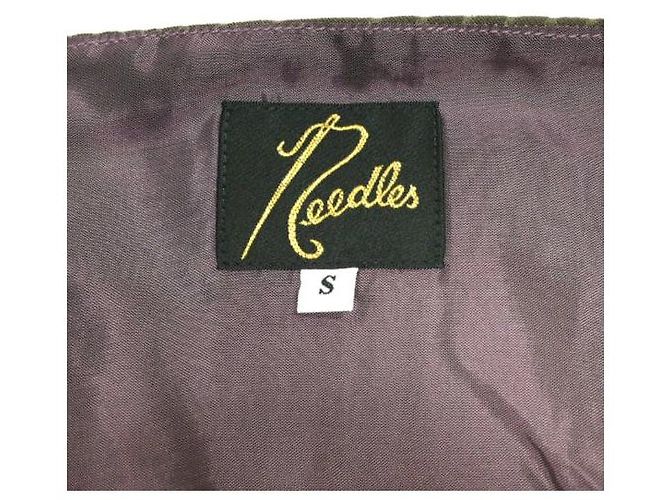Autre Marque Camicia V Collo R/N Strisce Ondulate Jq. Verde Verde oliva - vista 4