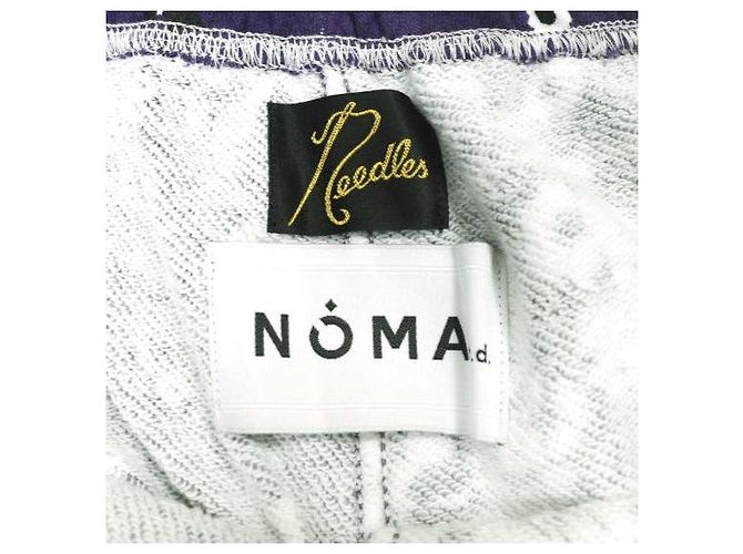 Autre Marque Needles × NOMA t.d. Pantalón de Sudadera de Algodón DRAW YOUR GARDEN Púrpura - vista 4